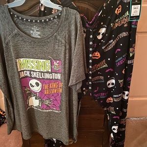Disney Nightmare Before Christmas Pajamas Set - Size 3X.